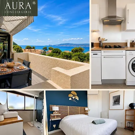 Apartment La Terrasse D Azur - Superbe Vue & Piscine, A 5min De La - By Auraconciergeire